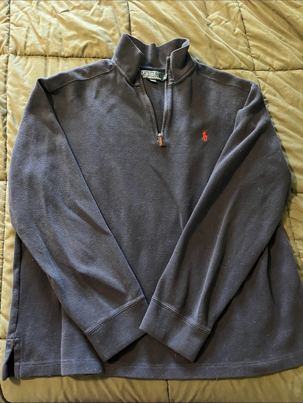 Men’s Polo Quarter Zip Sweater